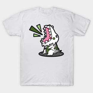 SM3GMASAURUS REX WHITE (GREEN) T-Shirt